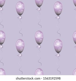 Cute baloon seamless pattern. Can use for print, template, fabric, presentation, textile, banner, poster, wallpaper