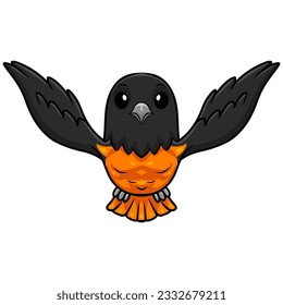 Baltimore Oriole Bird Vector Illustration Stock Vector (Royalty Free)  1199866642