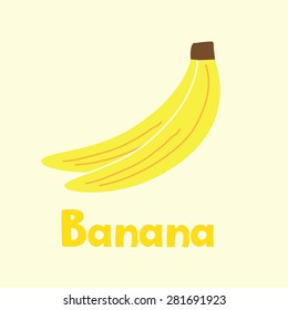 cute banana card