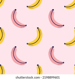 diseño de patrones sin costura de banana lindo para papel de envoltura 