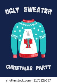 Cute banner for Ugly Sweater Christmas Party