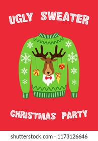 Cute banner for Ugly Sweater Christmas Party