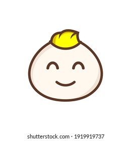 cute bao character illustration design