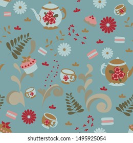 Cute baroque pattern. Stylish graphic pattern.