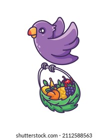 Cute basic and colorful animal character designs