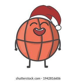 Cute Basket ball vector template design illustration