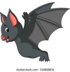 Cute bat cartoon