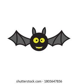Cute Bat, Cartoon illustration for Halloween design