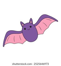 Cute bat halloween coloring pages for kids. Trace and color bat halloween. Vampire bat animal halloween vector. Coloring book for kids. Kindergarten and preschool worksheets printable for kids.