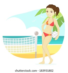 Cute Beach Girl
