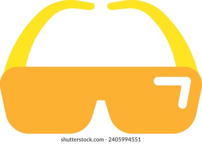 Cute Beach Spectacle Vector Illustration
