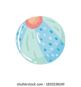 Cute Beach Volley Ball for Play Pastel Clipart