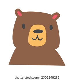 Cute bear animal Vector Illustration