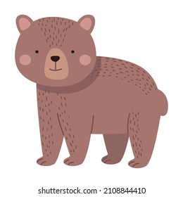 cute bear animal woodland character