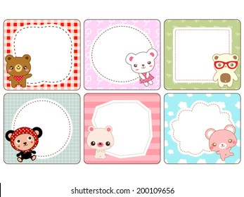 Cute bear card