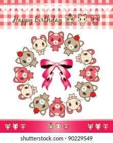 cute bear card collection