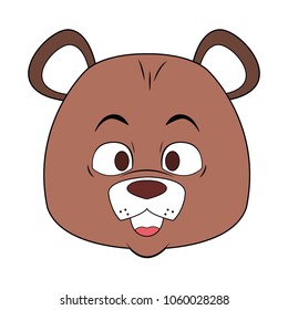 Cute bear cartoon