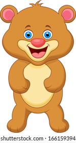 Cute bear cartoon