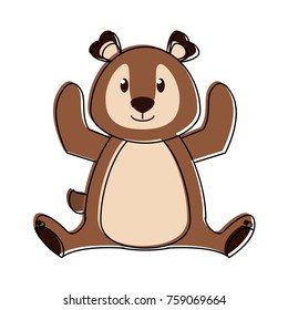 Cute bear cartoon