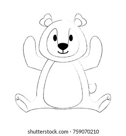 Cute bear cartoon