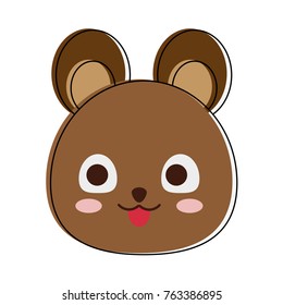 Cute bear cartoon
