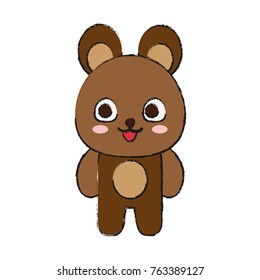 Cute bear cartoon