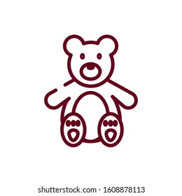 Cute bear cartoon design, Animal zoo life nature character childhood and adorable theme Vector illustration