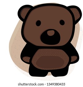Cute Bear Character