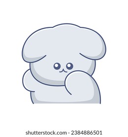 Cute Bear Character Design Illustration