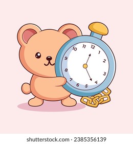 Design-Illustration für den Cute-Bär