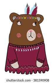 cute bear girl