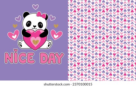 cute bear graphic tees for girl patterns sleepwear