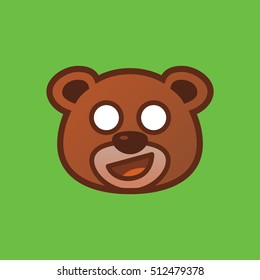 Cute Bear Head Expression
