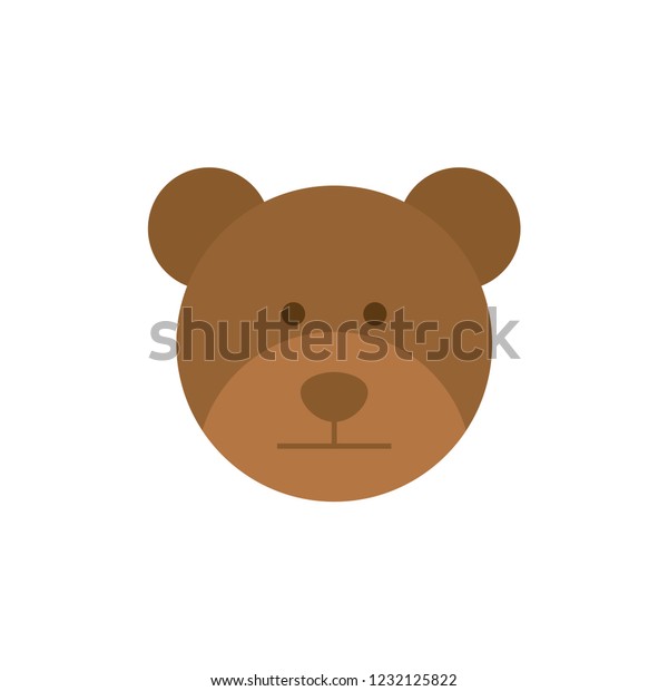 cute bear head