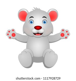 cute bear illustration