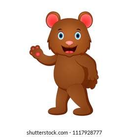 cute bear illustration