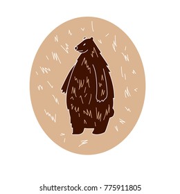 cute bear illustration