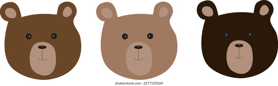 Cute bear illustration animal art