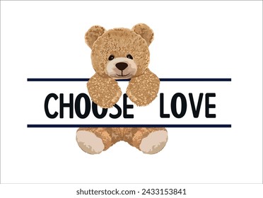 cute bear illustration vector design
