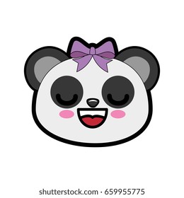 Cute bear kawaii cartoon
