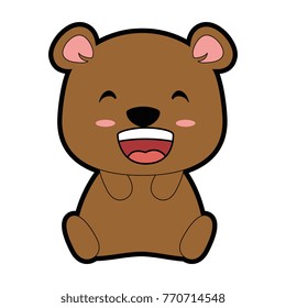 cute bear kawaii character