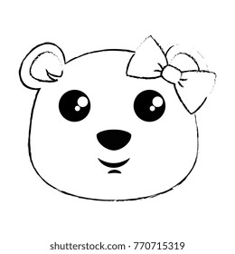 cute bear kawaii character