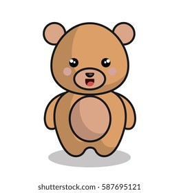 cute bear kawaii style
