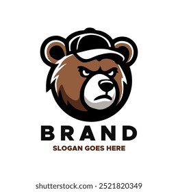 Cute Bear Mascot Design for Family-Oriented Businesses