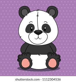 Cute Bear Panda Character