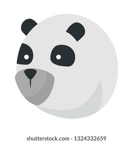 cute bear panda character
