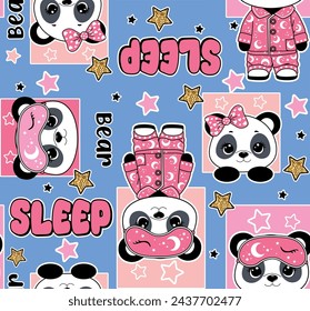 cute bear patterns teddy patterns for girl sleepwear