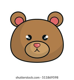 cute bear stuffed icon