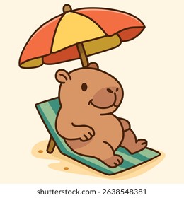 Cute Bear Summer Vacation Activities Collection