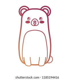 cute bear teddy animal baby drawing